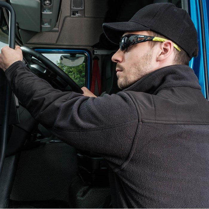 Flis vesta NORTH TECH sivo-crna