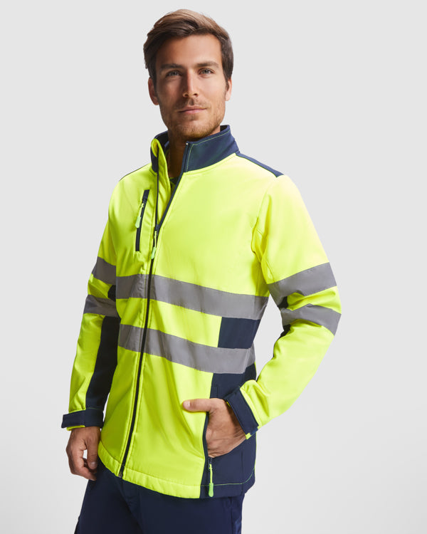 ANTARES 9303 Dvobojna softshell jakna VISOKA VIDLJIVOST