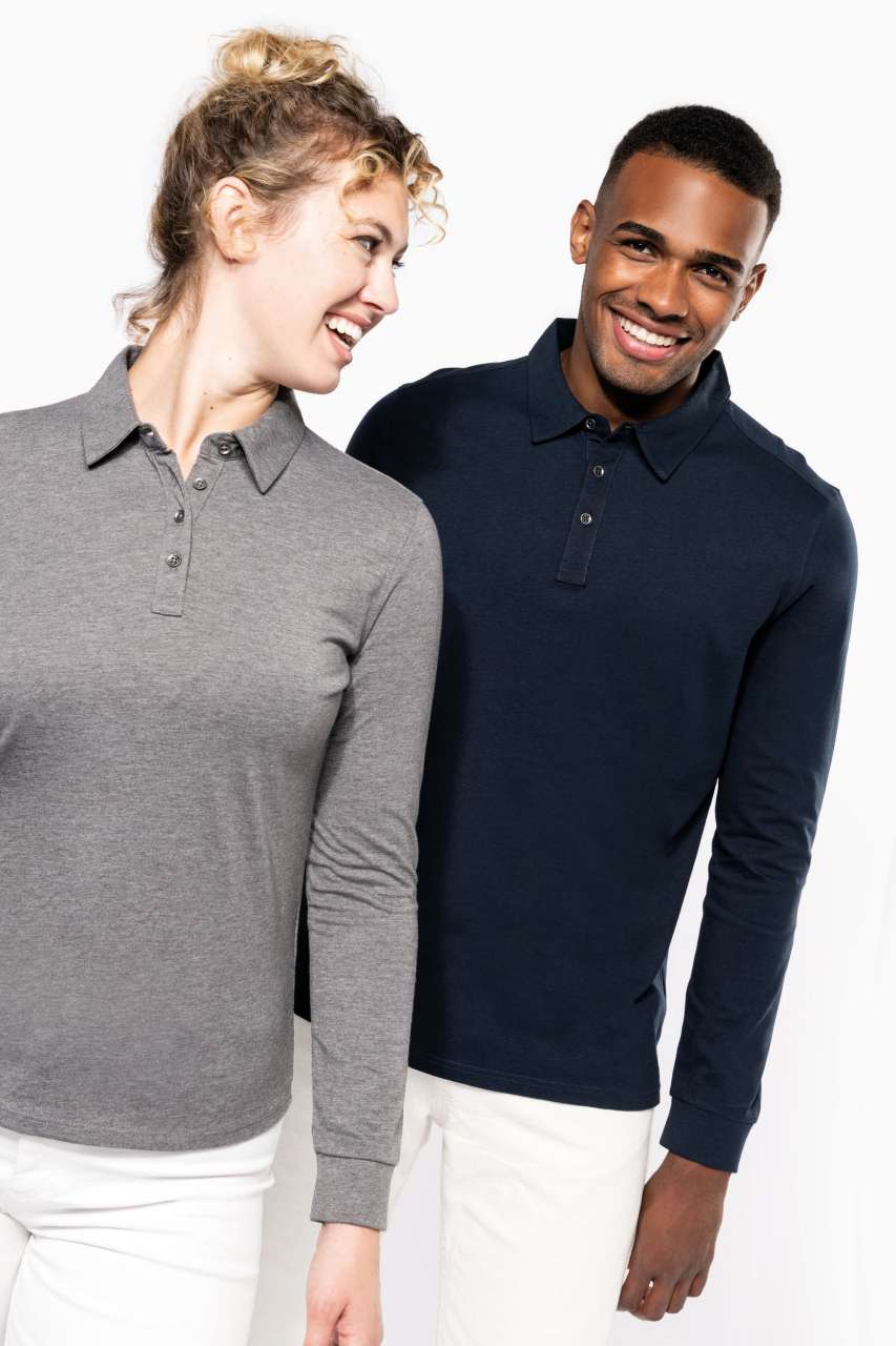 ŽENSKA JERSEY POLO MAJICA DUGIH RUKAVA