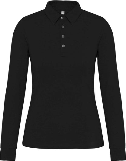 ŽENSKA JERSEY POLO MAJICA DUGIH RUKAVA