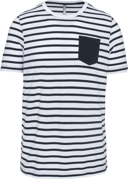 PRUGASTA MAJICA KRATKI RUKAV S DŽEPOM I EMBLEMOM T-SHIRT